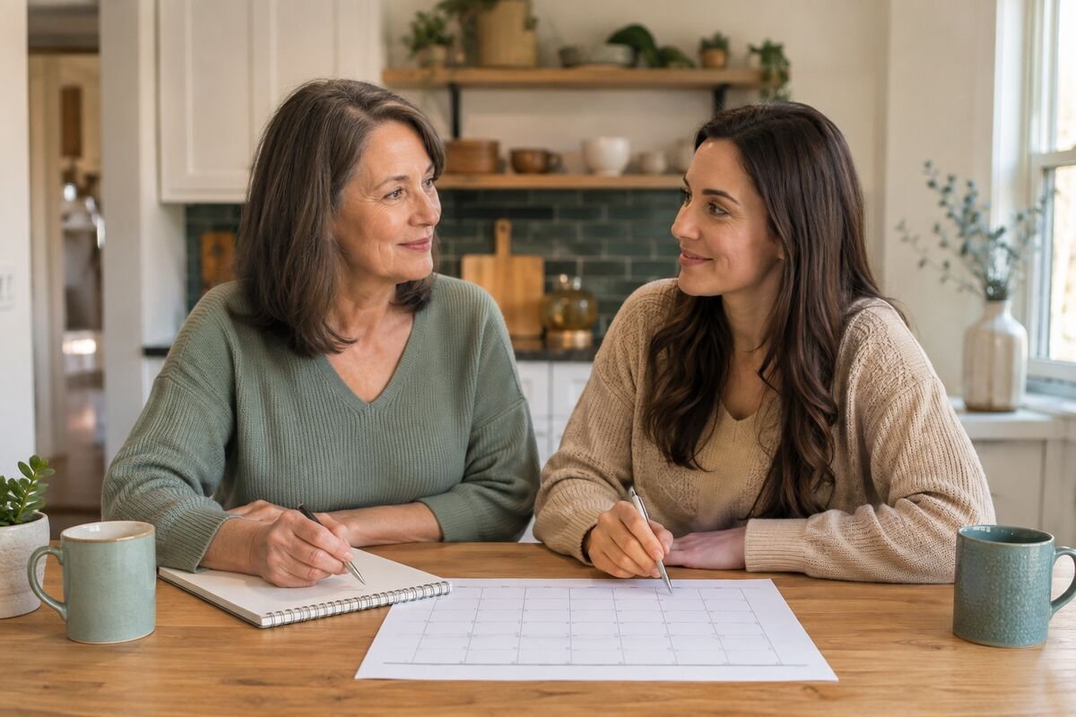 Set a move-out deadline for an adult child with a realistic calendar and shared plan.